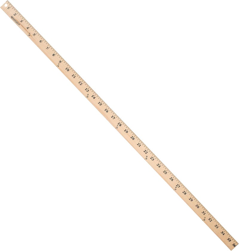 Westcott مسطرة خشبية، 36" - Image 1